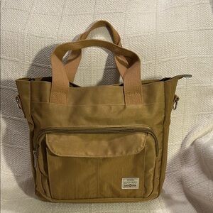 Tan Nylon Totebag